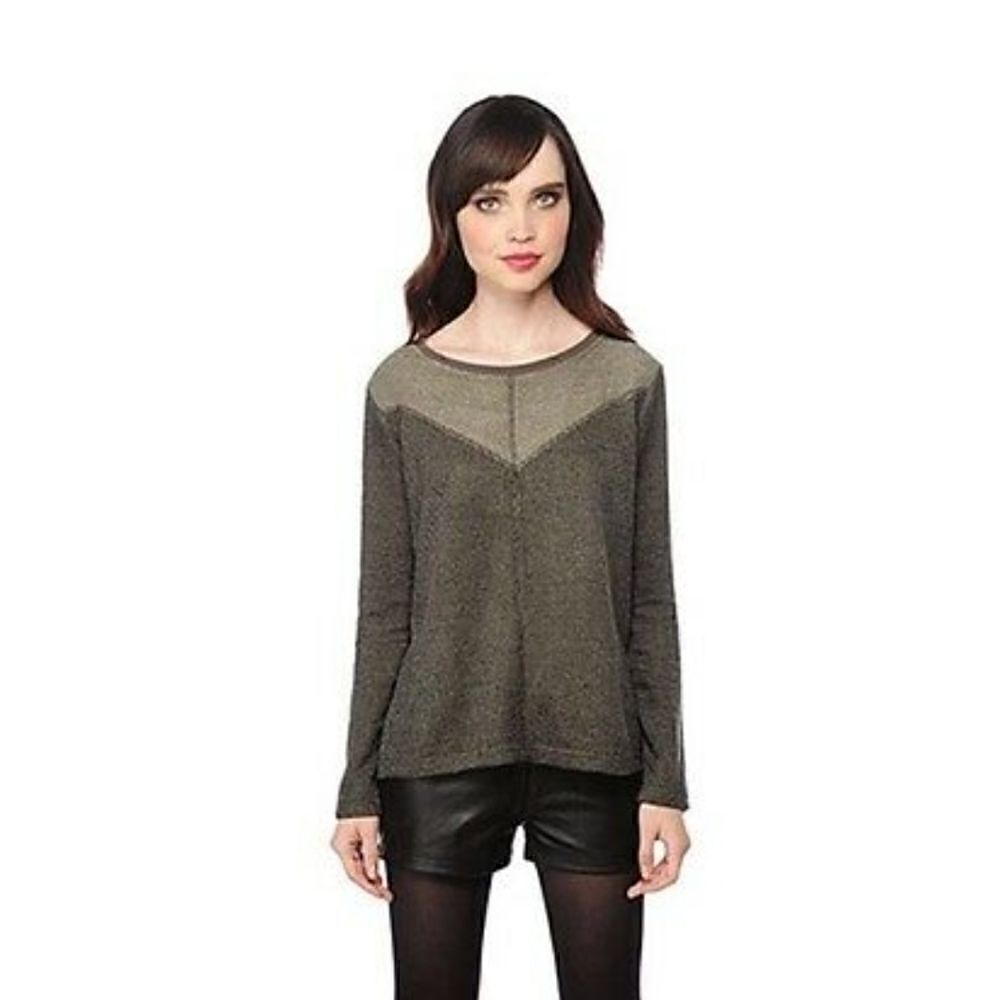 New Jack By BB DAKOTA Catalian Top Pullover Knit Sweater Shirt Size L